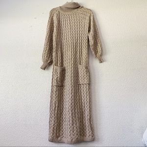 Missoni Chevron Knit Maxi Turtle Neck Dress